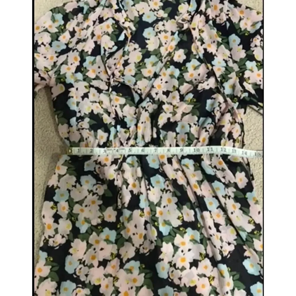 J. Crew Floral Dress with Slip - Women's Size Small